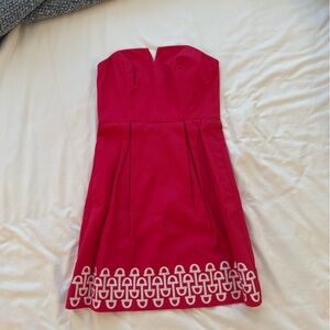 Vineyard Vines Vibrant Pink A-Line Skirt